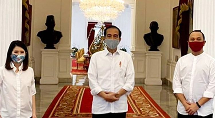  Jokowi Beri Nasihat ke Grace Natalie dan Giring