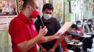 Giring Ganesha bacakan cerpen sapa disabilitas di Surabaya