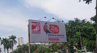 Foto Ganjar Pranowo Berlogo PSI Terpasang di Sejumlah Tempat, Giring: Untuk Cari Penerus Pak Jokowi